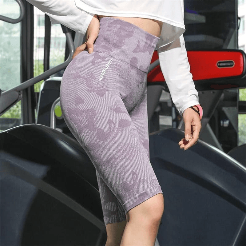 Women Seamless Yoga Legging Pants High Waist Fitness Gym Pants - B6033