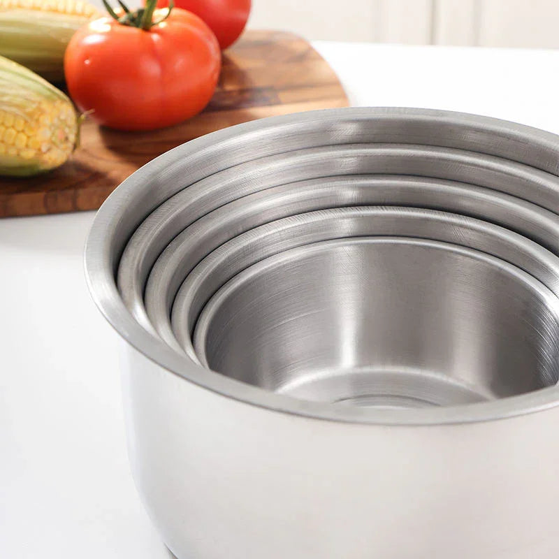 Stainless Steel Ware Stock Pot 5 Pcs Set