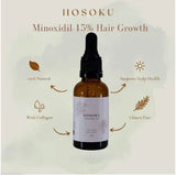 HOSOKU Minoxidil 15% Hair Regrowth Oil - 30ml