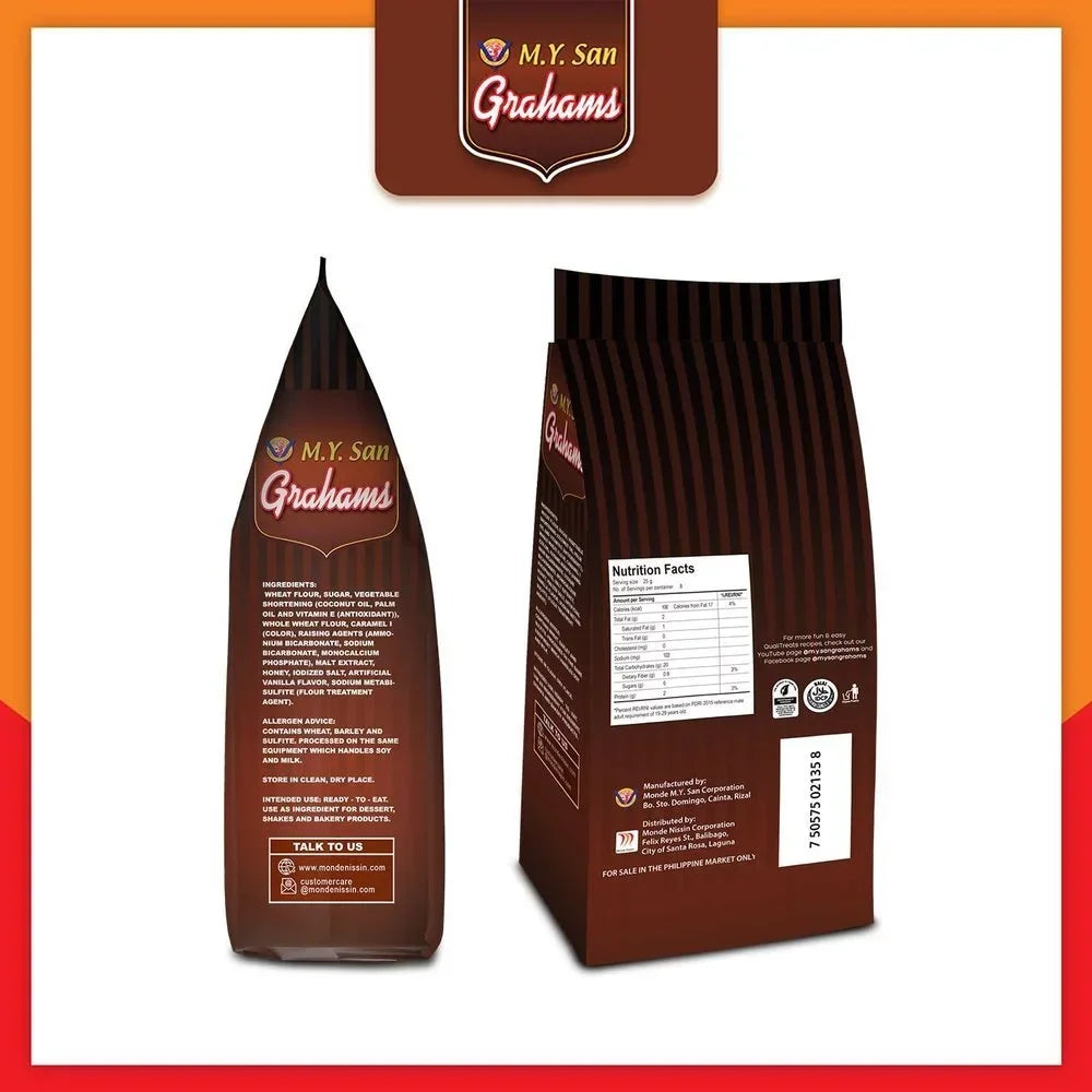 M.Y. San Grahams Crushed Honey Crackers - 200g