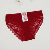 Uokin Organic Cotton Lace Briefs #A9030