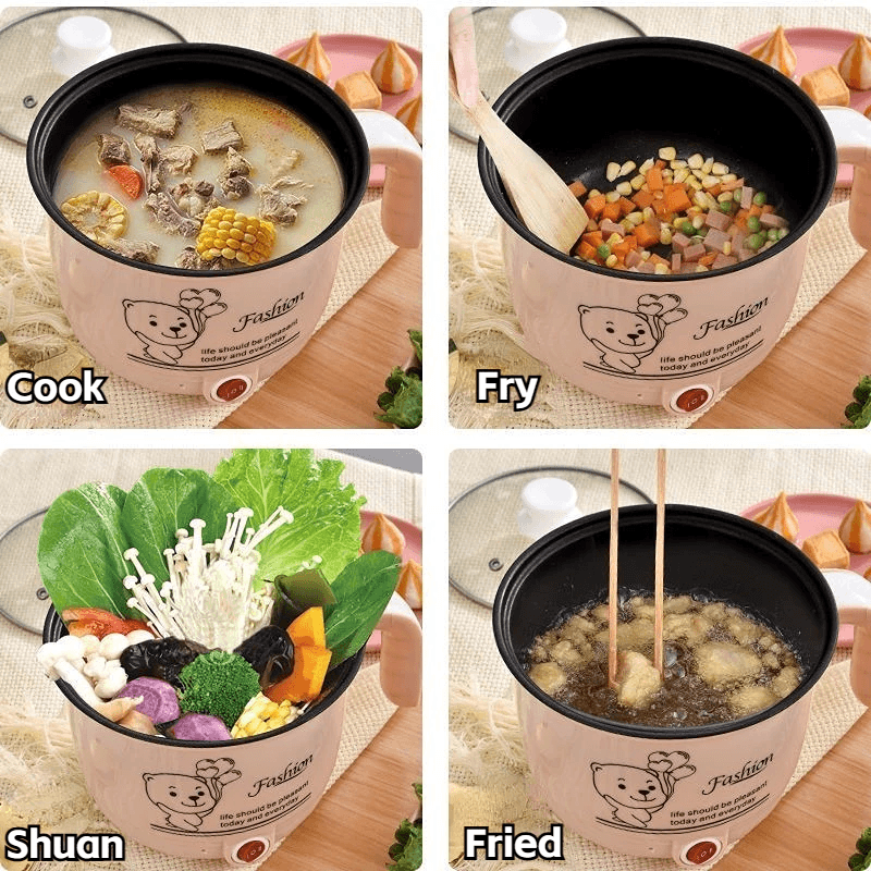 طباخ أرز صغير مع وعاء طهي غير لاصق SC-208