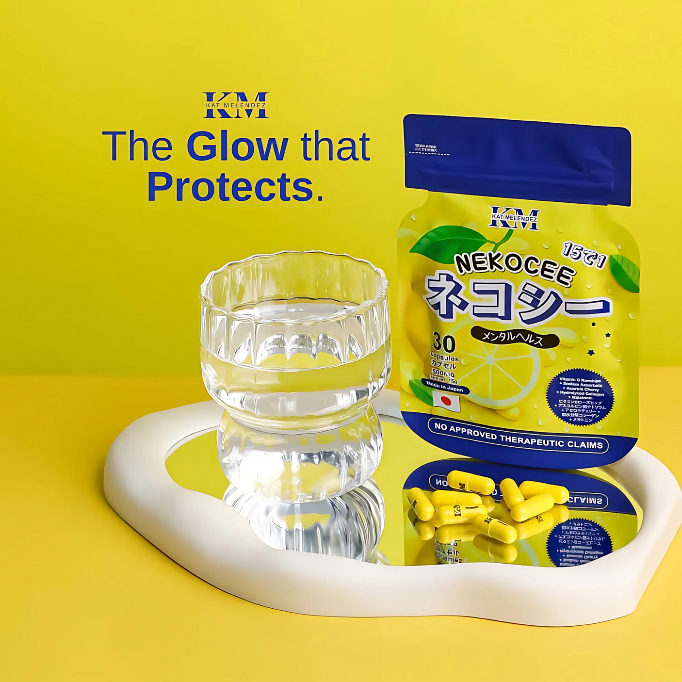 KM NEKOCEE 15 in 1 By Kat Melendez Rosy Glow Stress Relief - 30s