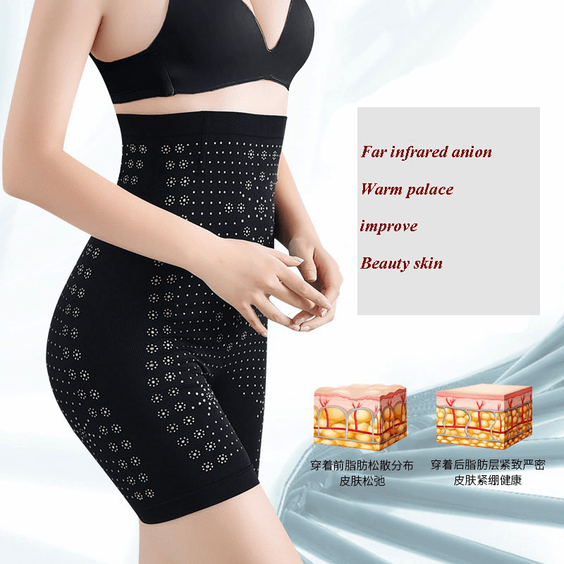 Women High Waist Body Shaper Panties Abdomen Shapewear - #6244