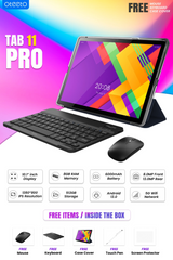 Oteeto Tab 11 Pro بذاكرة وصول عشوائي (RAM) سعة 8 جيجابايت وذاكرة تخزين داخلية سعة 512 جيجابايت ودعم شبكة 5G