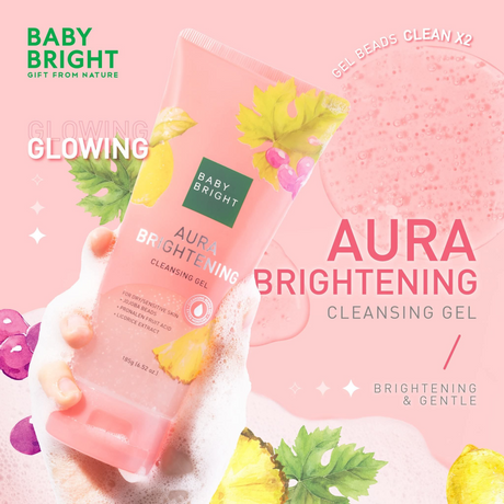 Baby Bright Aura Brightening Facial Cleansing Gel - 185g
