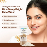 Mamaearth Rice Dewy Bright Face Wash - 100ml