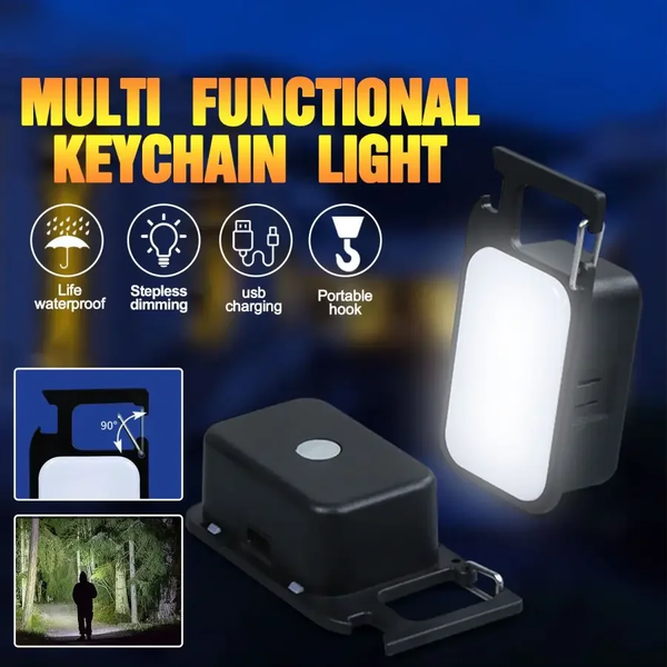 Led Rechargeable Keychain Light Pocket-Sized Camping Light