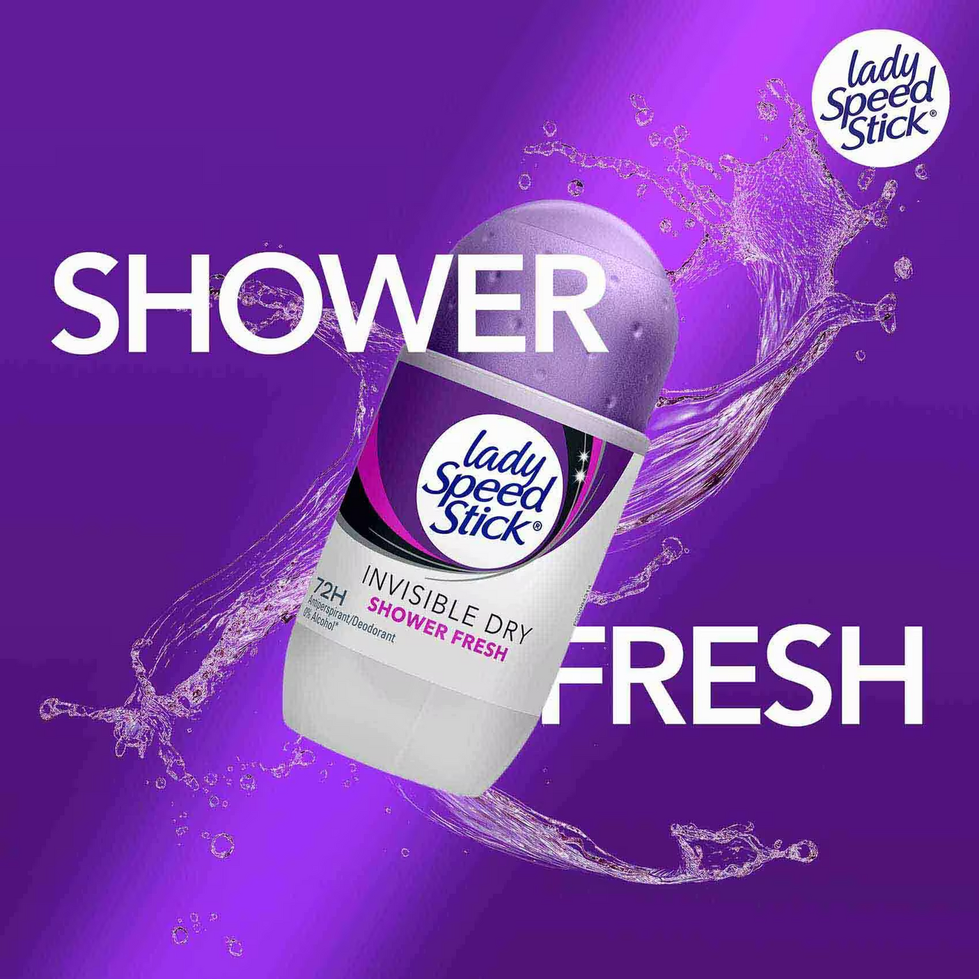 Lady Speed Stick Shower Fresh Deodorant Roll-On - 50ml