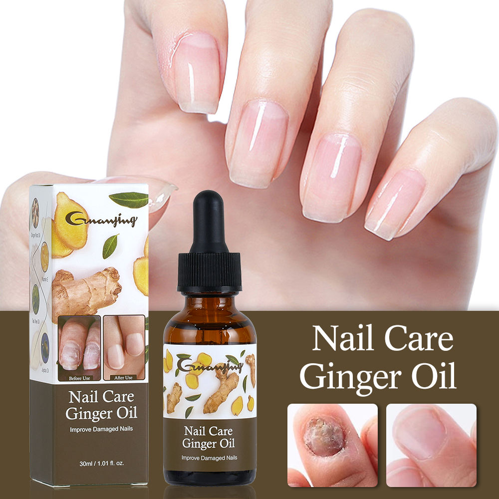Guanjing Nail Care Ginger Oil Improve Damaged Nails - 30ml