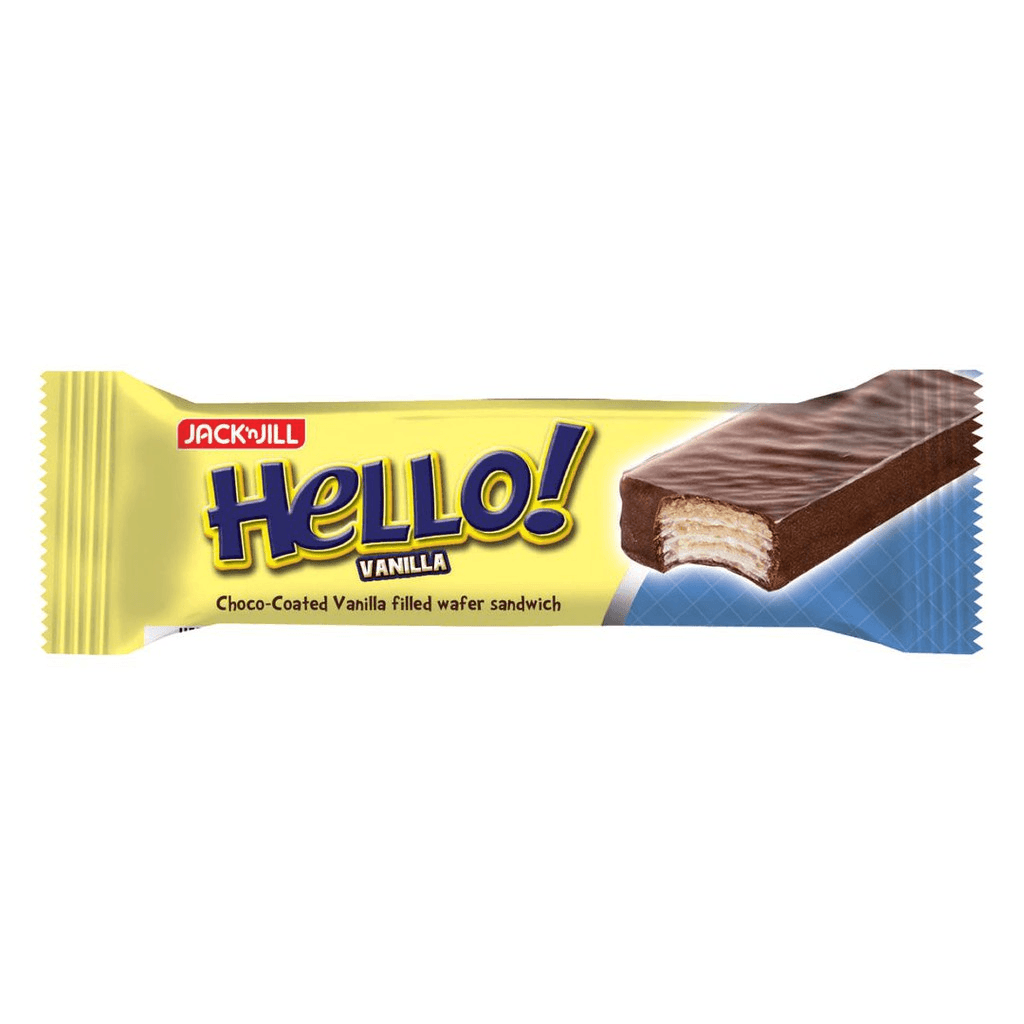 Jack 'n Jill Hello Coated Vanilla 10X15g