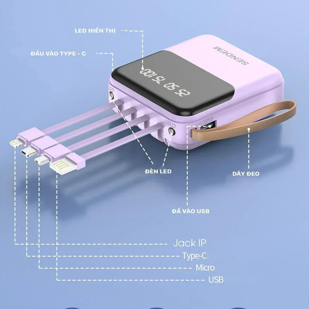 Sendem Multifunctional Mini Power Bank 10000mAh - P301
