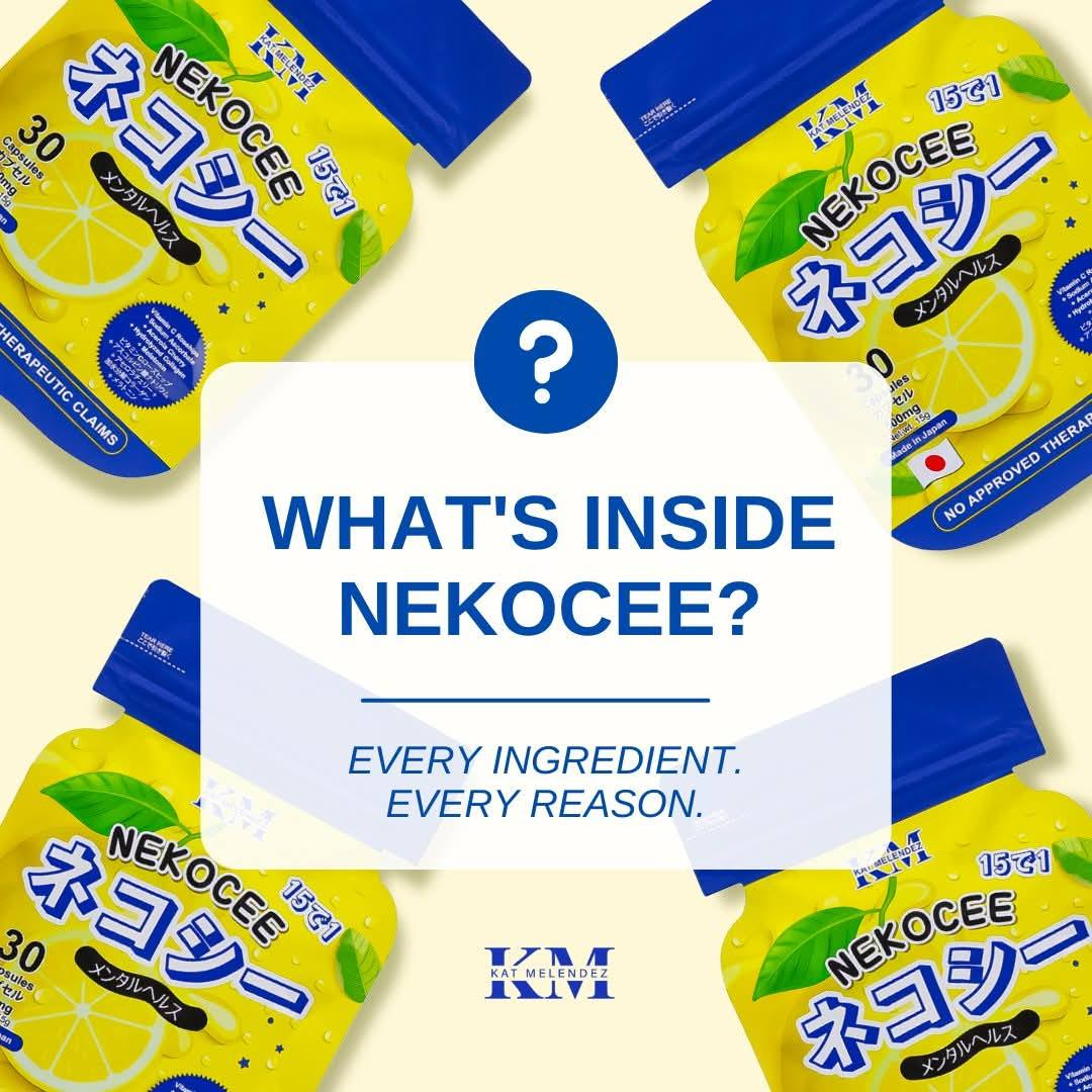 KM NEKOCEE 15 in 1 By Kat Melendez Rosy Glow Stress Relief - 30s