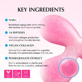 Eqqualberry Lush Blush NAD+ Peptide Boosting Toner - 150ml