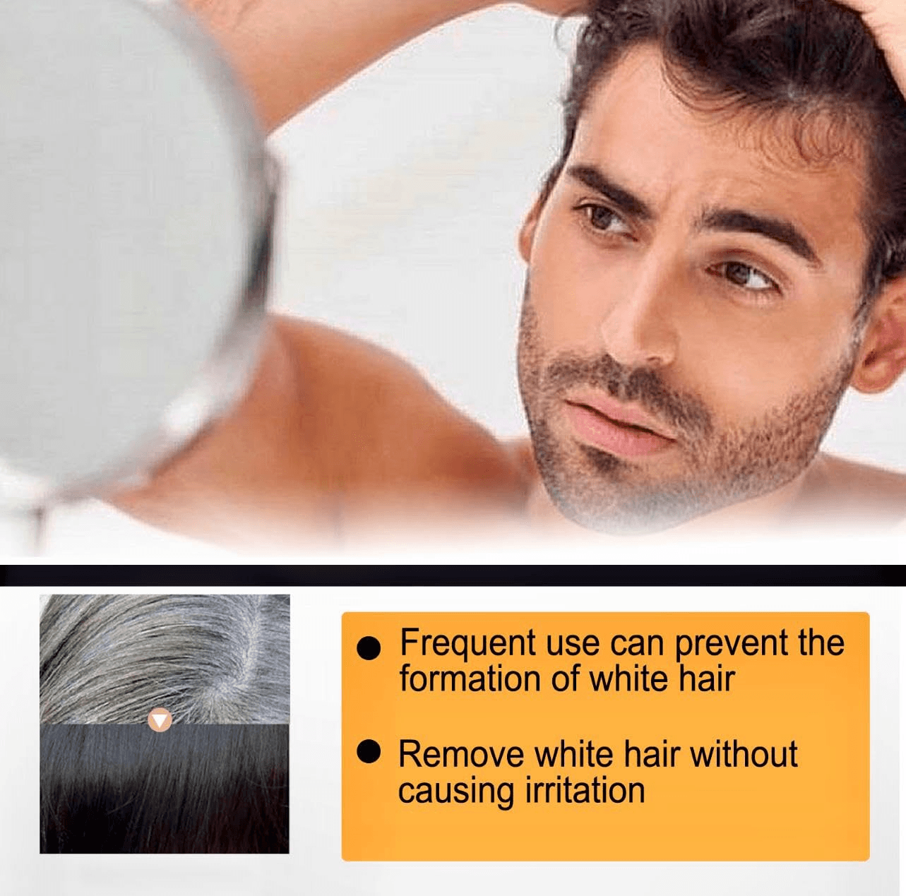 EELHOE Black Soap Grey Coverage Shampoo Bar - 50g