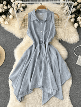 Women Korean Fashion Sleeveless Dress - DOU12