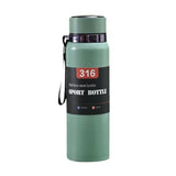 Stainless Steel Vacuum Insulated Sport Bottle With LED Display - 800ml