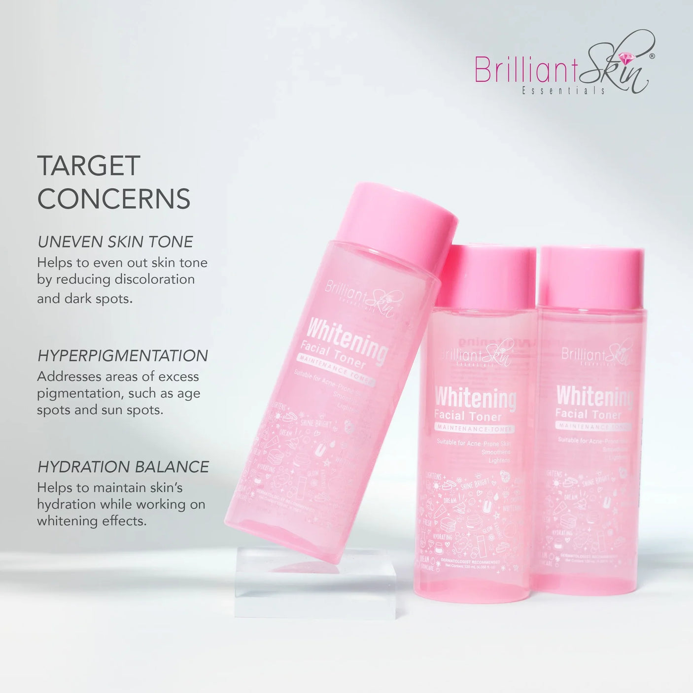 Brilliant Skin Brightening Facial Toner 120ml