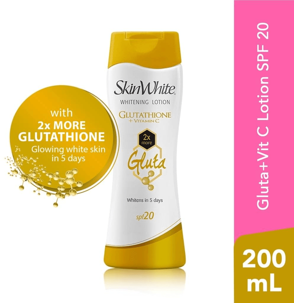 لوشن سكين وايت الجلوتاثيون بعامل حماية من الشمس SPF20 200 مل