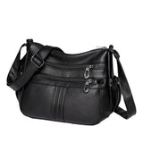 Vintage Lightweight Crossbody Bag - 8601-1