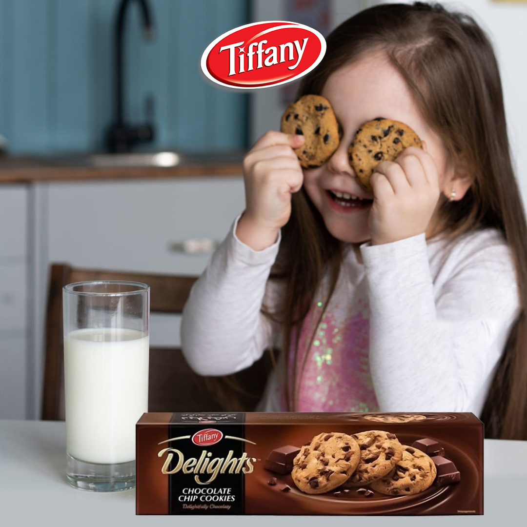 Tiffany Delights Chocolate Chip Cookies - 90g (3+1) Offer