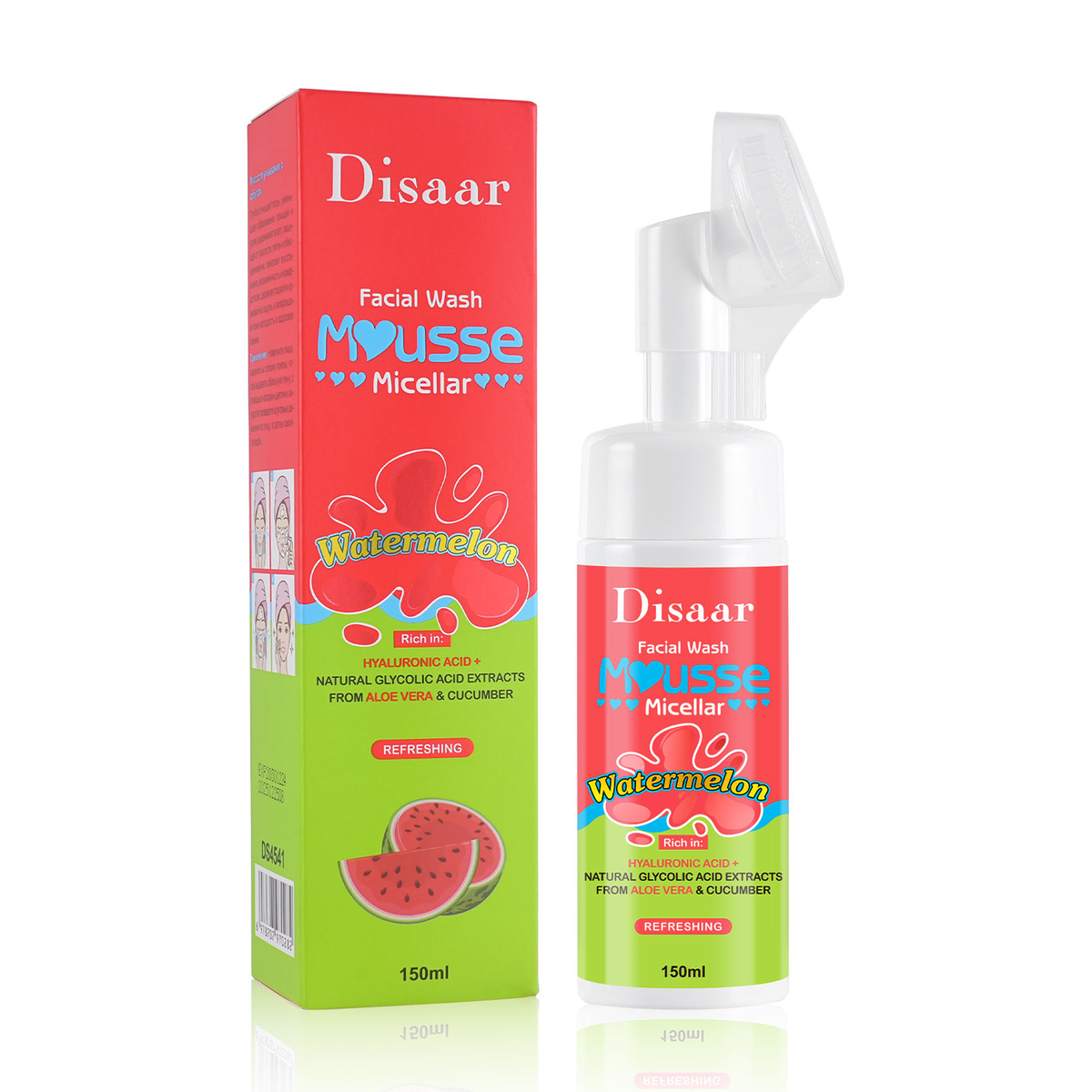 Disaar Watermelon Micellar Facial Wash Mousse - 150ml