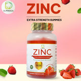 Dr. Pinoca Zinc Extra Strength Gummies Strawberry Flavour - 60 Gummies