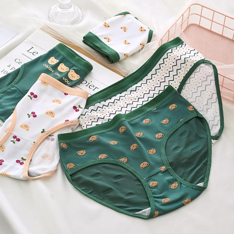 Women's Fashion Breathable Cotton Briefs - MN5