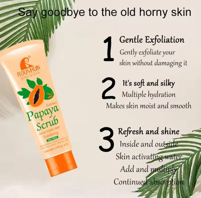 Roushun Papaya Scrub - 120ml
