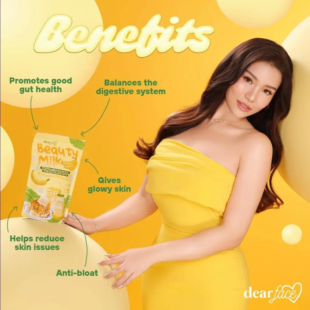 Dear Face Beauty Milk Premium Japanese Banana Drink - 180g