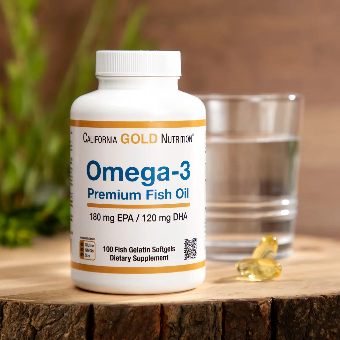 California Gold Nutrition Omega-3 Premium Fish Oil - 100s