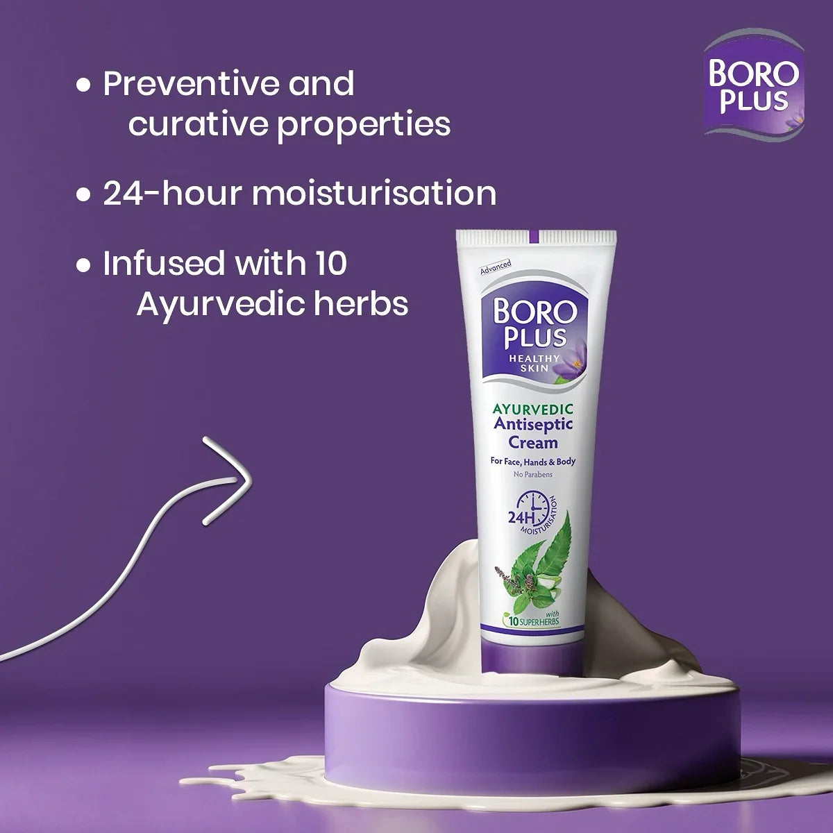 كريم بوروبلس المطهر العشبي، 40 مل