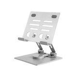 Metal Adjustable Tablet Holder With 360 Rotatable Black - A812