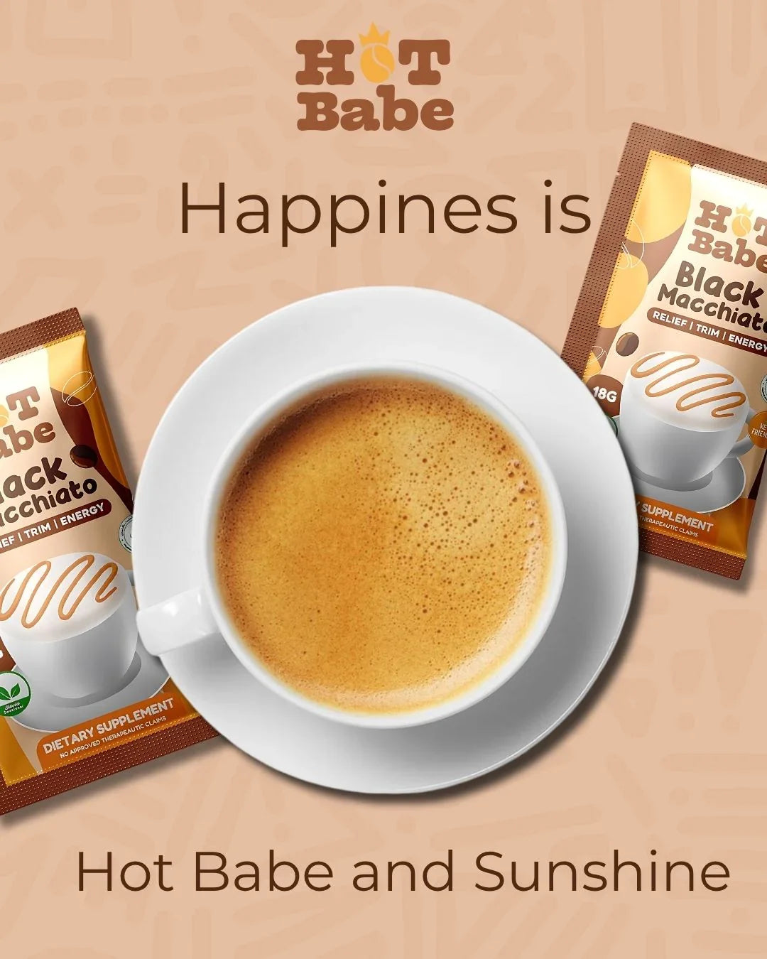 Hot Babe Black Macchiato - 180g