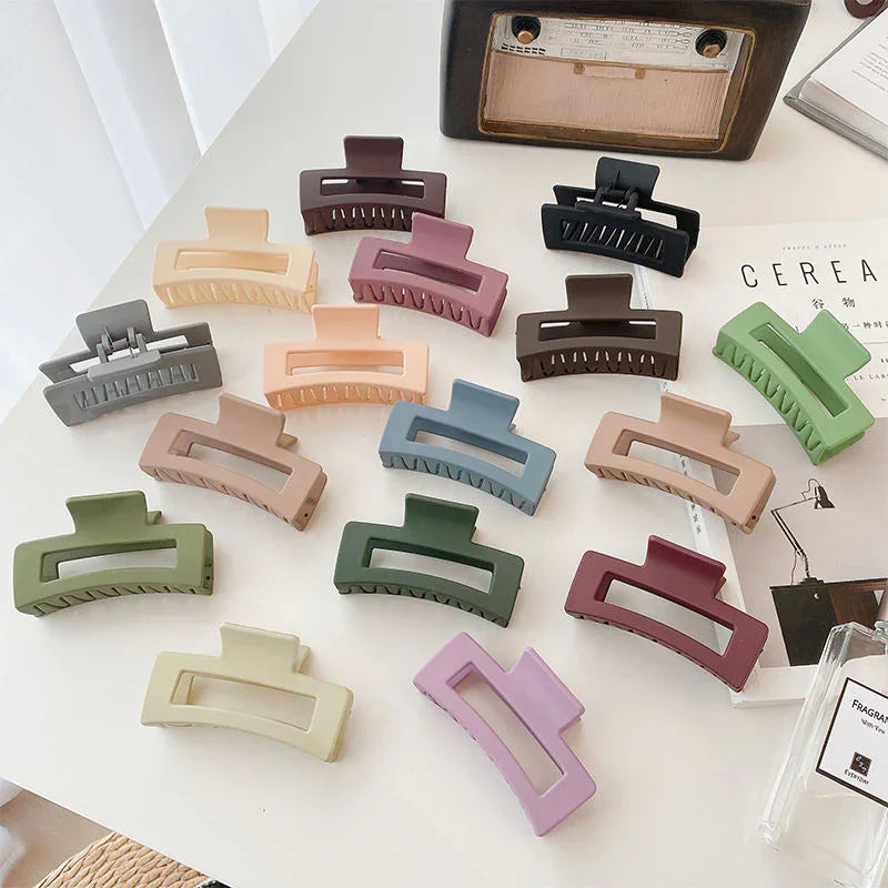 Unique Design Hair Claw Clips - 12 Pcs (KT-89B)
