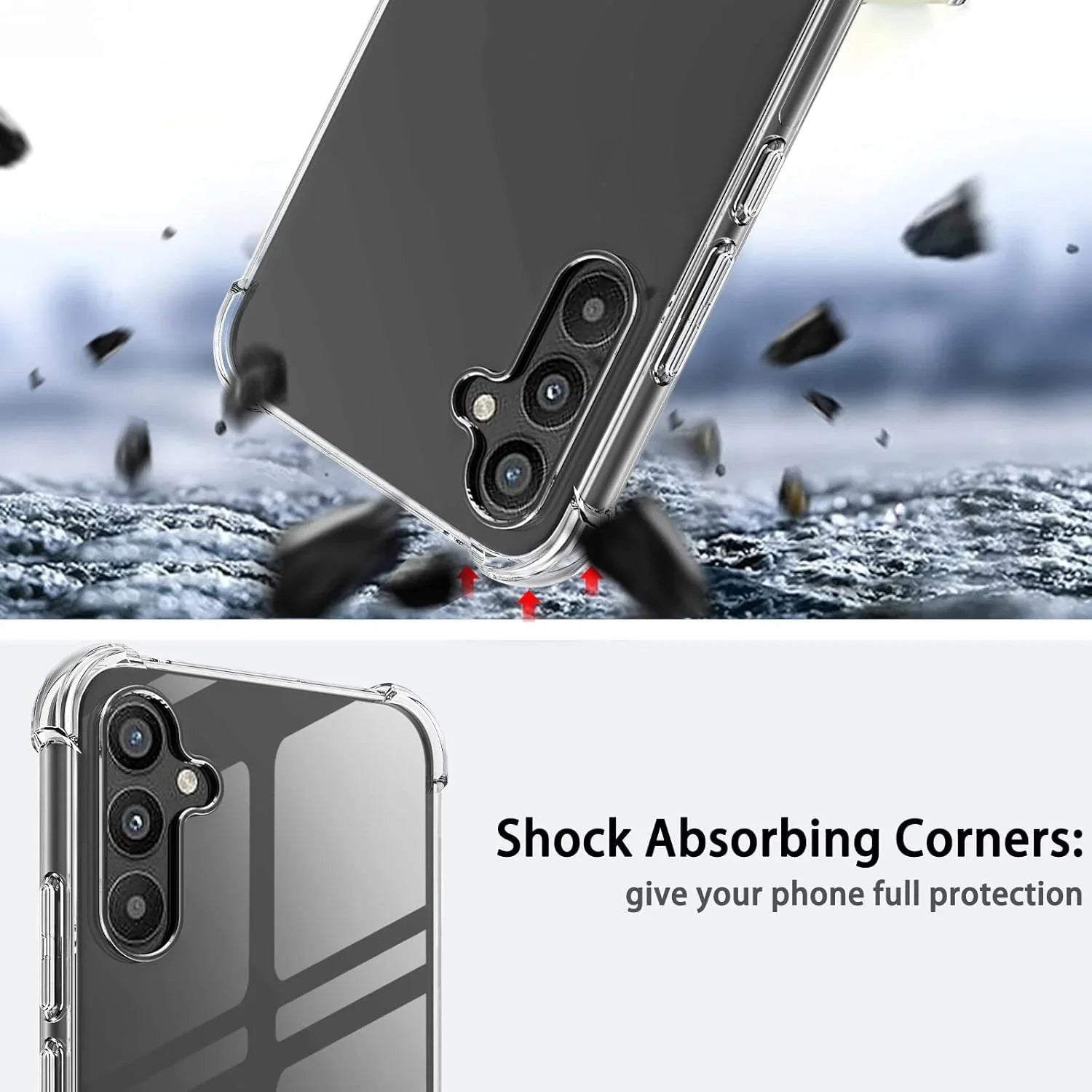 Samsung A34 Transparent Protective Case