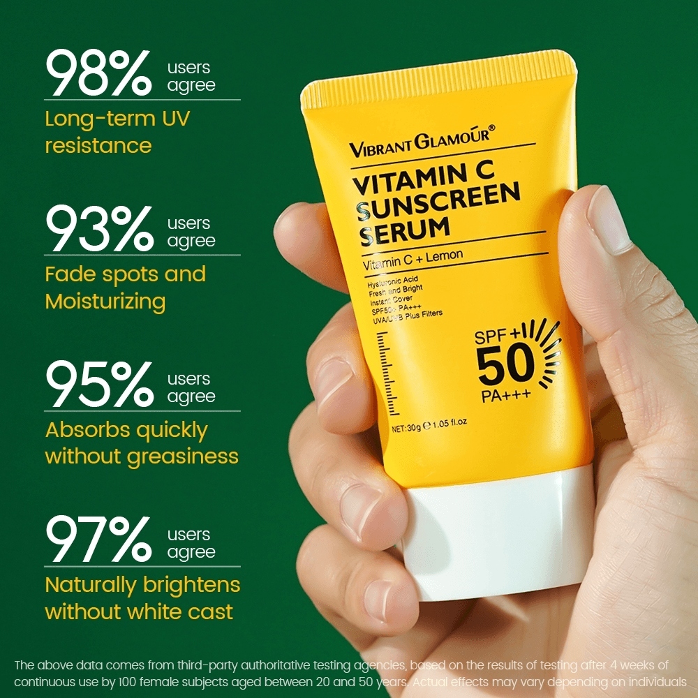 VIBRANT GLAMOUR مصل فيتامين سي الواقي من الشمس SPF 50+ PA+++ - 30 جرام