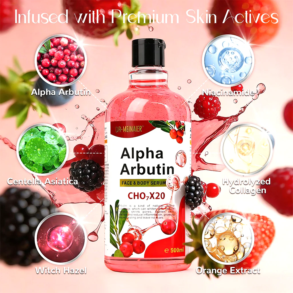 Dr.Meinaier Alpha Arbutin Face & Body Serum - 500ml