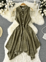 Women Korean Fashion Sleeveless Dress - DOU12