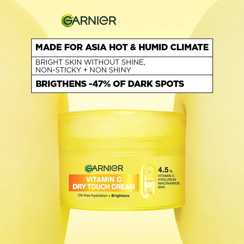 Garnier Vitamin C Dry Touch Cream - 30ml