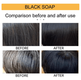 EELHOE Black Soap Grey Coverage Shampoo Bar - 50g
