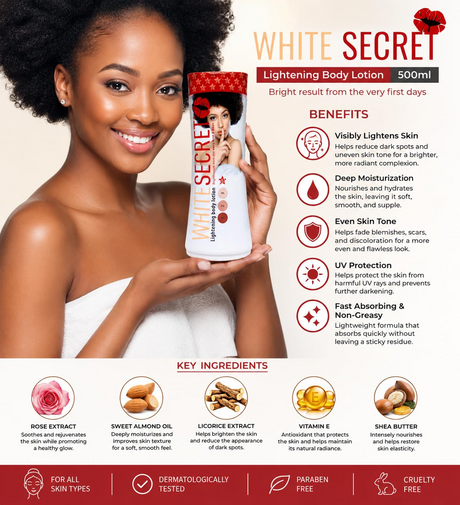 White Secret Lightening Body Lotion - 500ml