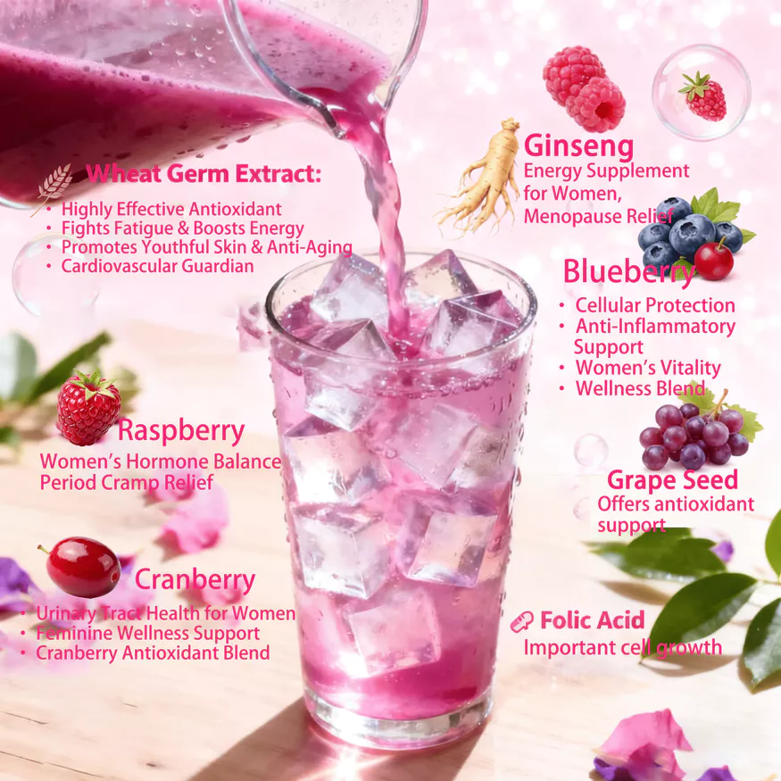 Weekit7 Hormone Balanced Mixed Berries Flavor Drink - 3g x 7 Sachets