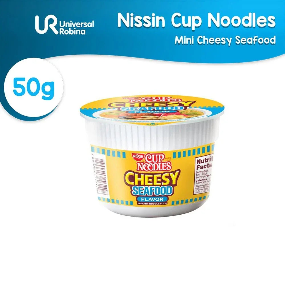 Nissin Cup Noodles Cheesy Seafood Flavor - 50g