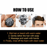 EELHOE Black Soap Grey Coverage Shampoo Bar - 50g