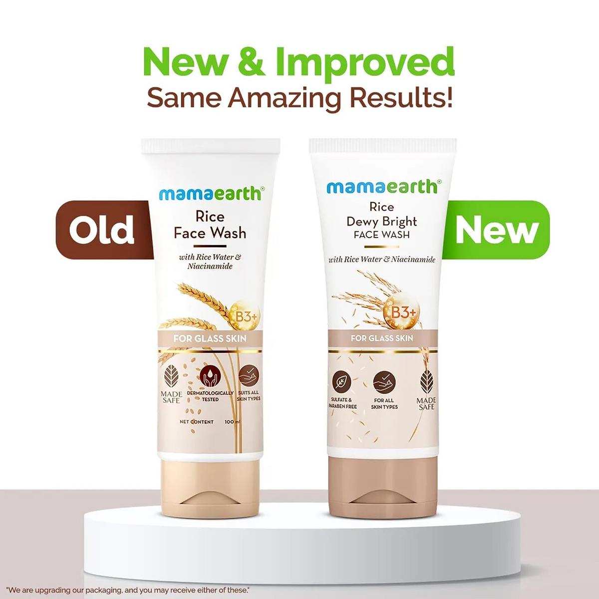 Mamaearth Rice Dewy Bright Face Wash - 100ml