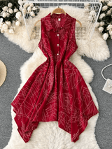Women Korean Fashion Sleeveless Dress - DOU12