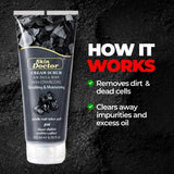 Skin Doctor Face & Body Charcoal Scrub Cream - 200ml