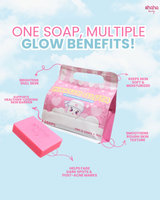 Shaha Beauty Hakuji Gluta Soap - 3 Bars × 70g (210g)