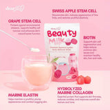 Dear Face Beauty Milk Premium Japanese Lychee Stemcell Drink - 180g